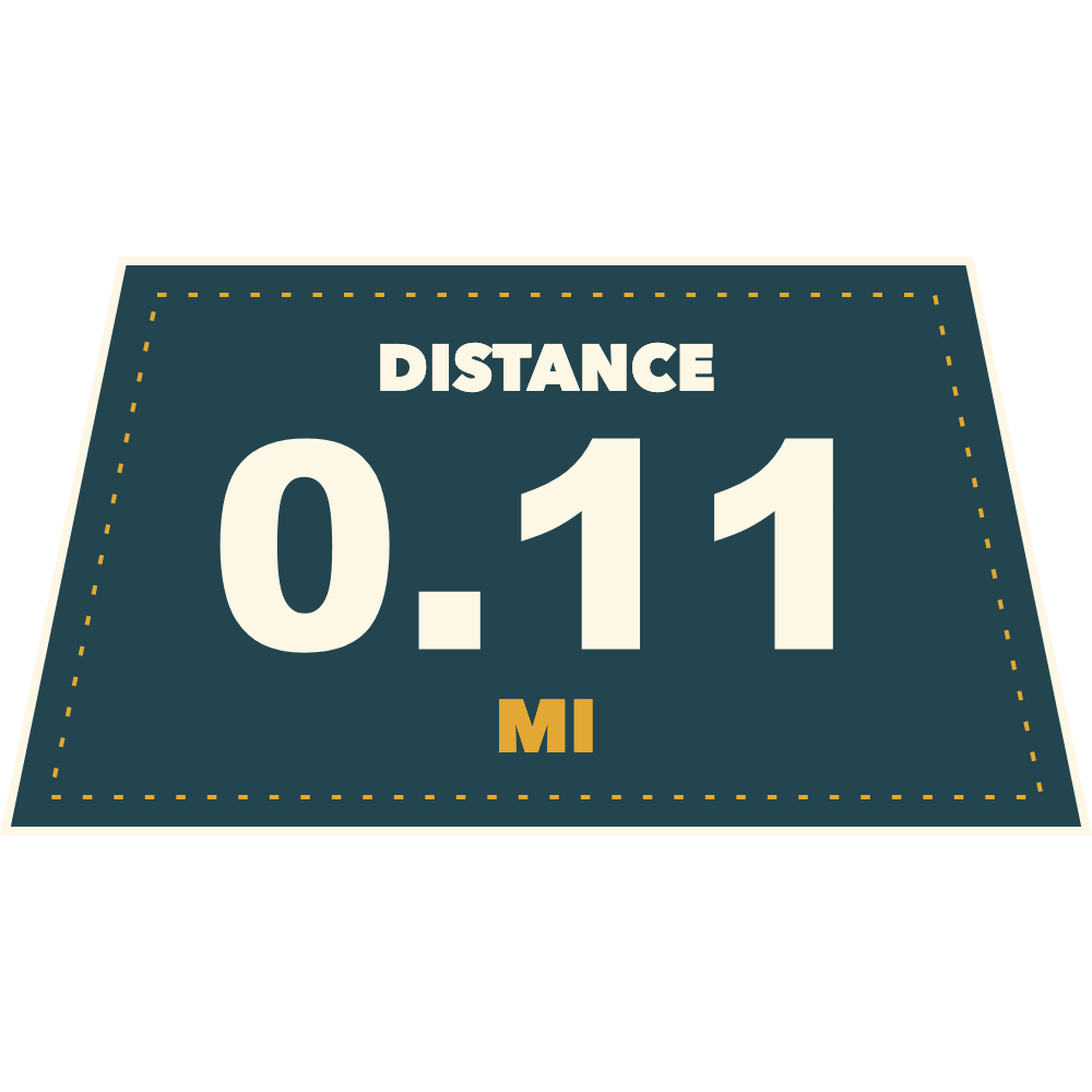 Swell Distance Text Pennant (Imperial) telemetry overlay preview