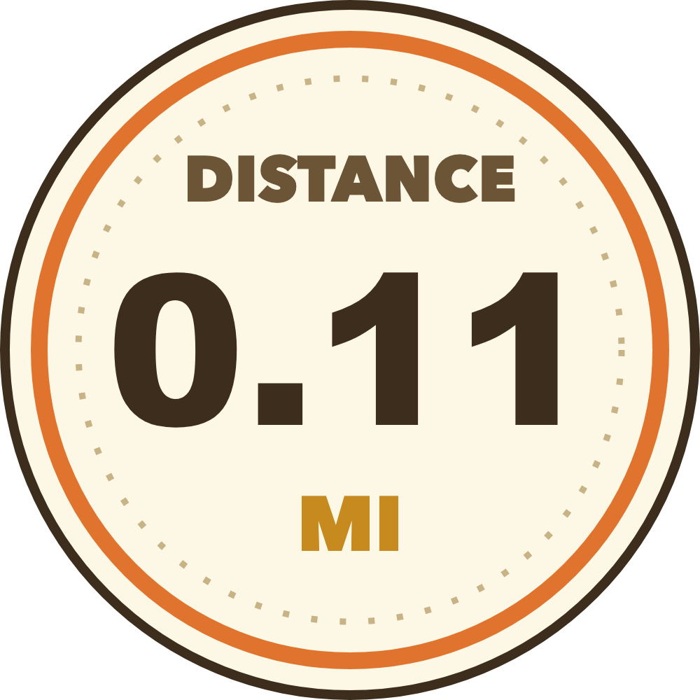 Swell Distance Text Seal (Imperial) overlay template preview