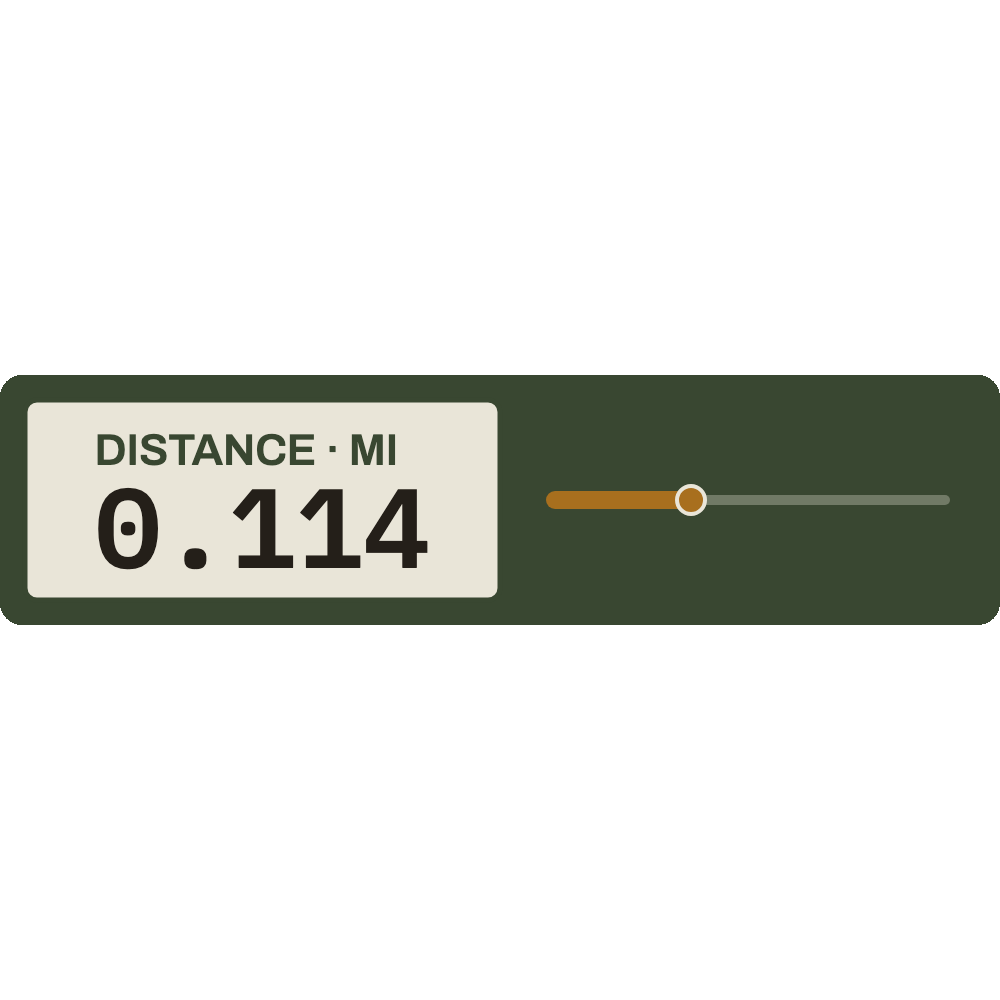 Trailhead Distance (Imperial) preview